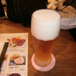 伊達の牛たん本舗 - 生ビール（中）525円