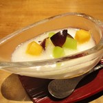 おおたに - 甘味：洋梨のムース。　　　　　　2018.09.21