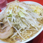 ラーメン二郎 - ラーメン＋野菜ニンニク