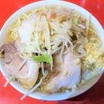ラーメン二郎 - ラーメン＋野菜ニンニク