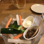 居酒屋山さん - いつもの野菜スティック