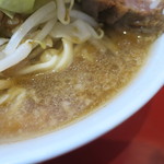 ラーメン二郎 - スープ