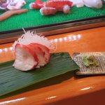 よし寿司 - 〆にタコも食べました　鮫皮おろしの本山葵付きです