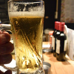 立喰い焼肉　おやびん - 生ビール♪