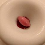 フランス料理 壺中天 - 巨峰のシャーベットとコンポート