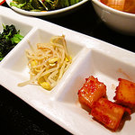 焼肉 七甲山 - ナムル＆キムチ