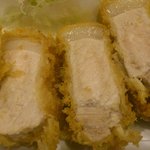 ロースカツの断面、もう言うこと無いです（＾＾）ｖ