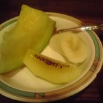 鹿児島ラーメン 薩摩 - 定食のデザート