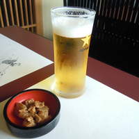 鰻割烹 伊豆栄 不忍亭 - とりあえずの生ビール
