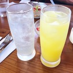 JUMBO STEAK HAN’S - 「シークワサーサワー」(466円)と「レモンサワー」