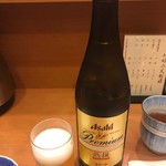 天ぷら 阿部 - 瓶ビール中瓶