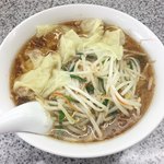 中華麺店 喜楽 - 麺類の部
                                もやしワンタン麺