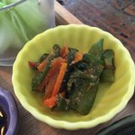 しましま食堂 - シシトウの胡麻和え