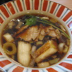 蕎麦専門店 愉庵 - コクのある鴨汁でした。