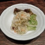 スンガリー - [料理] キャベツのサワークラフト風サラダ  プレート全景♪ｗ