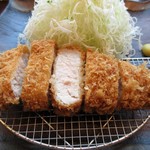 平田牧場 極 - 金華豚ロースかつ膳（厚切り　150g）アップ