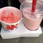 ファンファーレ - トマトのかき氷とタピオカのいちご