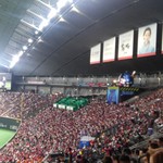 Karaage Nihonichi - 当日の札幌ドームの観客席