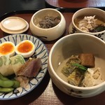 瓢亭 別館 - 朝粥前のおかず