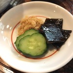 瓢亭 - 漬物など