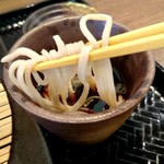 そば処 三品 - しっかりとしたコシのある