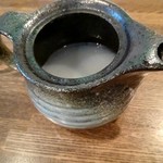 そば処 三品 - 蕎麦湯