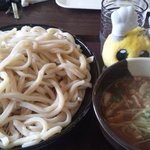 川越製麺 六三余うどん - 鮪骨こってり＋大盛り