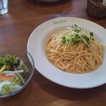 リュリュ箕面店 - 明太子のパスタ　セットサラダ