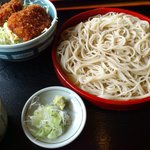 Kuimono Ya Ra Neju - ざるそばとミニソースカツ丼セット