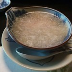 蕪庵 - フカヒレと蟹肉のスープ