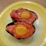 すし江戸 - うずら鉄火