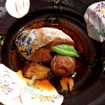 Gokoku Iommo Rukusatsu - 五穀青空定食に付いてきたサバの梅煮