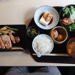 AZUMA - 料理写真:豚の味噌付け膳