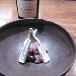 リョウリヤ ステファン パンテル - 鯵のタルタルとシャンパーニュ