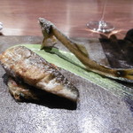 リョウリヤ ステファン パンテル - ジャガイモのガレットに鮎の掛け布団