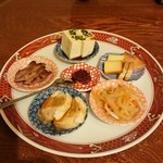 菜根譚 北海道中華 - 前菜５品盛り