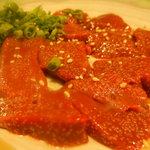 かどやホルモン店 - 生ギモ￥８５０