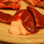 かどやホルモン店 - ココロ・ハーフ￥３８０