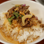 SHIBIRE NOODLES 蝋燭屋 - 【9/26まで】冷やし担々麺（1180円）＋半ライス（100円）
      