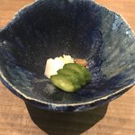 朔 - 香の物  全て器が違います