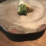 朔 - 異なる器の香の物