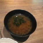 朔 - あおさのお味噌汁