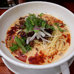 SHIBIRE NOODLES 蝋燭屋 - 【9/26まで】冷やし担々麺（1180円）＋半ライス（100円）
      