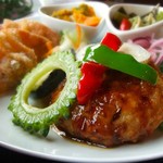 米の子 - れんこんハンバーグ。