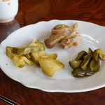 十割手打そばあだち - 漬物