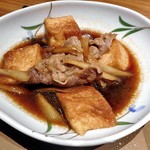 やよい軒 - 「さんまの塩焼と肉豆腐の定食」の肉豆腐