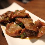 ハマチョウ - 砂肝の紹興酒炒め