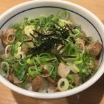 布施 細見商店 - 焼豚丼セット（￥300）