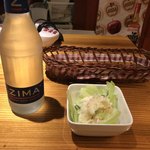 スピークイージー - ZIMA、お通しポテサラ