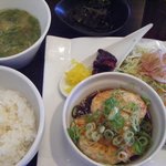 Felicita - 日替わりの鶏つくねポン酢定食６００円